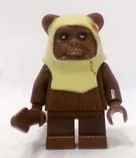 LEGO Star Wars 8038 sw0238 Ewok Paploo Minifigure With Spear