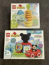 Lot Of 2 Lego Duplo Infant Sets 2+ 10454 10981 Mickey Mouse Carrot New Sealed
