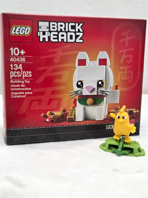 LEGO BrickHeadz Lucky Cat (40436)MINT 134 pcs Complete Set Boxed 10+
