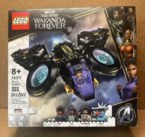 LEGO (76211) Black Panther Wakanda Forever: Shuri's Sunbird. Sealed/ Ships Free!