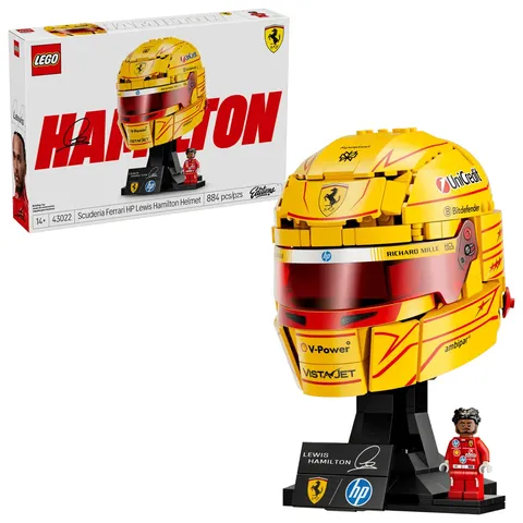 LEGO Editions Kask Lewis Hamilton Scuderia Ferrari HP 43022 LEGO