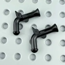 LEGO Minifigure Weapon Lot of 2 Gun Flintlock Black - Vintage Ninja