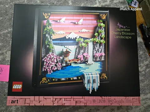 LEGO Art Japanese Cherry Blossom Landscape 31218 Building Set 1892 pcs 18+