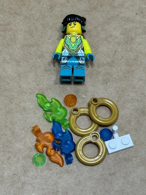 LEGO Minifigure - Monkey King Mei - Neon Yellow Armor - No mk089 - QTY 1