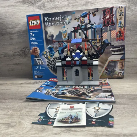 8779 The Grand Tournament Lego Incomplete Knights Kingdom W Box Cards Manual