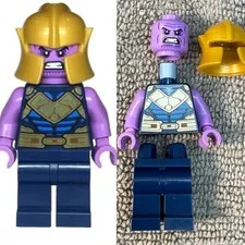 LEGO Super Hero THANOS Minifigure Dark Blue Legs sh906 (76263) NEVER ASSEMBLED