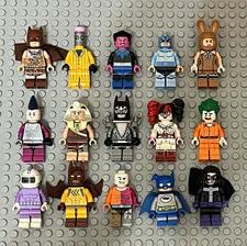 15 LEGO Batman Movie Minifigures Lot Batman Joker Harley Quinn Two-Face Sinestro