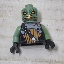Authentic LEGO Star Wars Embo Minifigure Head Torso ONLY 7930 Bounty Hunter