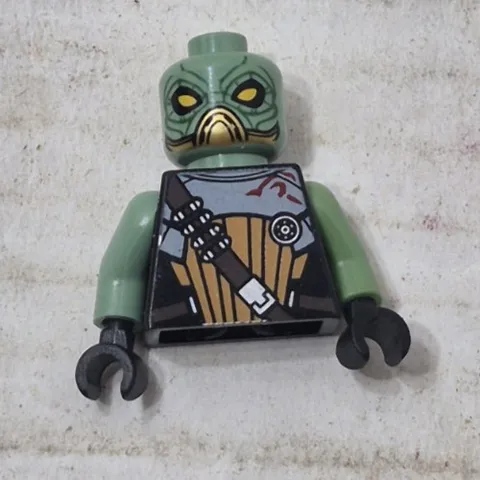 Authentic LEGO Star Wars Embo Minifigure Head Torso ONLY 7930 Bounty Hunter