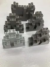 5 LEGO Panel 3x8x7 Rock (6083) Replacement Pieces