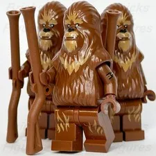 LEGO® Star Wars Wookiee Minifigure Printed Arm Kashyyyk Warrior 75084 sw0627 x 3