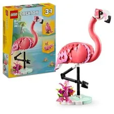 LEGO Creator 3in1 Wilde dieren: roze flamingo Speelgoed voor 8 jaar en Ouder, Ve