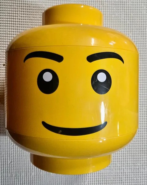 Lego Minifigure Head Storage Case All Trays & Parts Included Excellent Condition