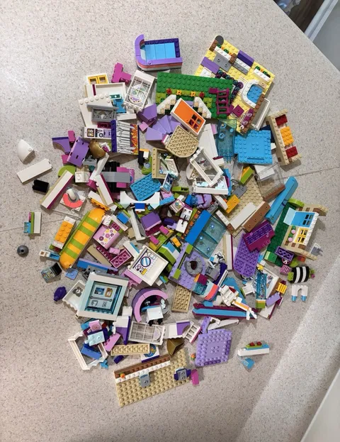 Sorted Cleaned LEGO Friends Bulk Lot Mixed Bricks (#2)