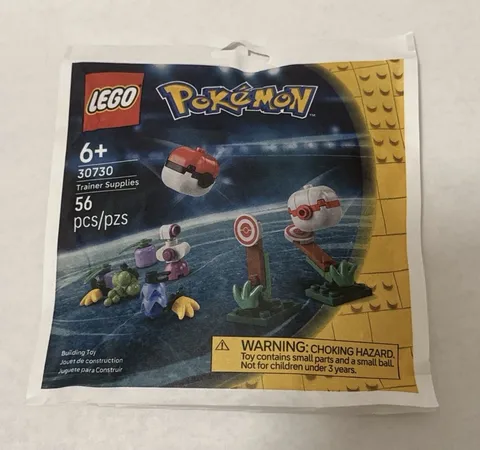 LEGO  Pokémon Trainer Supplies Paper Bag 30730 - In Hand!   (NEW & SEALED)