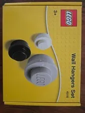 LEGO Wall Hangers Set 4016 Black Grey White 3 Piece Coat Hook Room Copenhagen