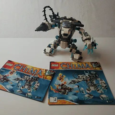 LEGO Chima Icebite Claw Driller 70223 Set Incomplete w/1 Minifigure No Box