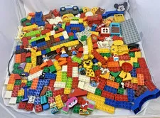 LEGO Duplo Collection of Building Blocks, Figures, Animals, and Vehicles,...