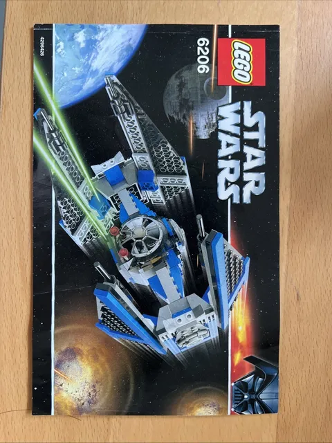 LEGO Star Wars # 6206 TIE Interceptor Instruction Manual Only