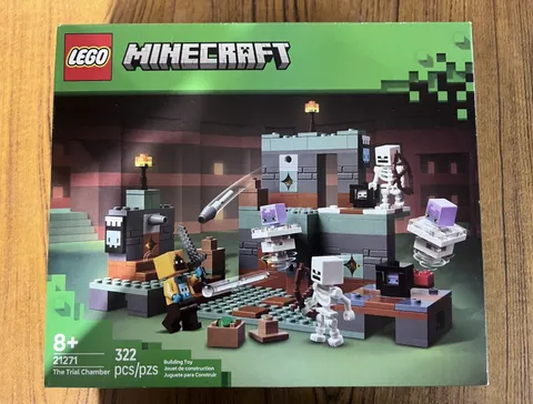 LEGO Minecraft 21271 The Trial Chamber Complete Set Boxed 322pc Age 8+