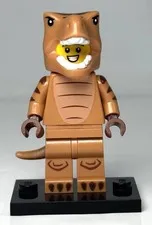 Lego COL24-6 T-Rex Costume Fan (Minifigure, 71037, COL417, CMF Series 24, 2023)