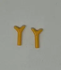 Lego Parts  Carrot Top/Twig #33183 Bright Light Orange- x2