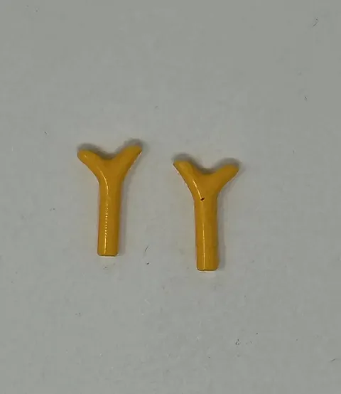 Lego Parts  Carrot Top/Twig #33183 Bright Light Orange- x2