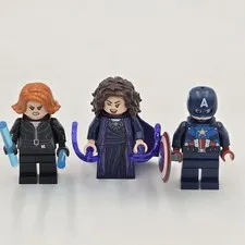 Lego Marvel Minifigure Lot Agatha Harkness Black Widow Captain America