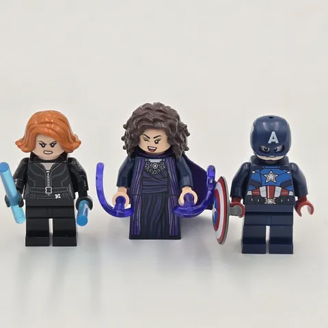 Lego Marvel Minifigure Lot Agatha Harkness Black Widow Captain America
