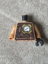 Lego x1 Mini Fig Copper Robot Front Clockwork Torso, 973pb2486c01 (028-395)