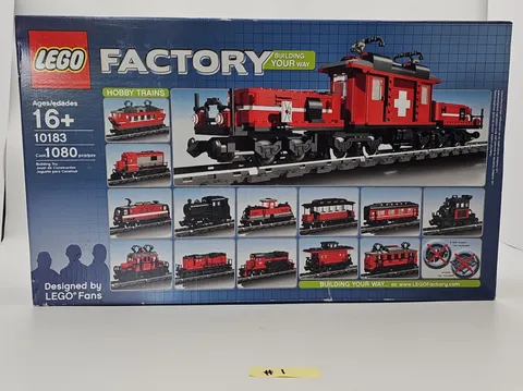 🚂✨LEGO Factory Hobby Trains 10183 Retired New Factory Sealed NIB Rare Train #1