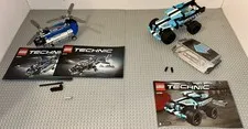 Lego 42020  42059 Technic Lot 2 Sets Helicopter And Stunt Truck