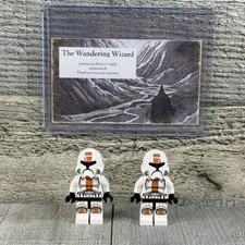 X2 LEGO Star Wars Old Republic Trooper Minifigure Lot sw0440 sw0444 75001 - Good