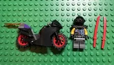 LEGO Ninjago Luke Cunningham minifigure Sons of Garmadon 70638 njo0392 With Bike