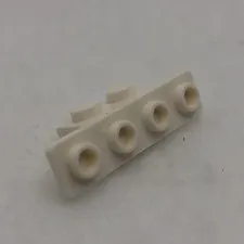 LEGO 2436b White Bracket 1 x 2 - 1 x 4 with Rounded Corners (x1)