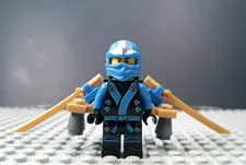 Retired LEGO NINJAGO Jay The Final Battle njo0079 Minifigure 70501 with Glider