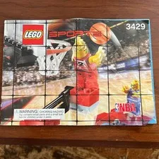 LEGO Sports NBA Basketball Ultimate Defense 3429 Instructions Manual Only