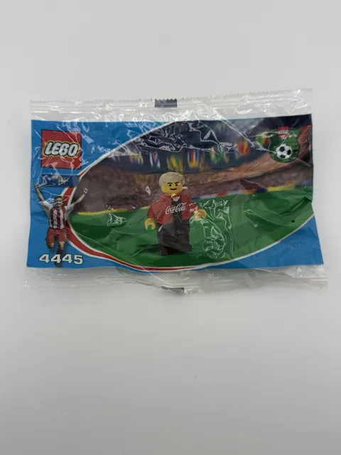 Lego 4445 Coca Cola Soccer Player Coco-Cola Rare Promo New Red Vintage Poly Bag