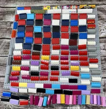 LEGO Lot of 173 Slope 33, 45, and Curved Bricks Bulk Lot; Some With Stickers