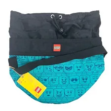 LEGO VIP Limited Edition 5007488 Cinch Bucket Drawstring Bag Teal NIP