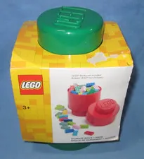 LEGO Storage Products ~ a  1-Stud Brick Round Dark Green
