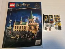 Lego 76389 Harry Potter Hogwarts Chamber Secrets MANUAL INSTRUCTIONS & STICKERS