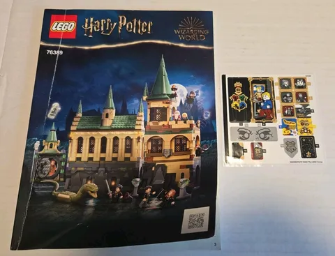 Lego 76389 Harry Potter Hogwarts Chamber Secrets MANUAL INSTRUCTIONS & STICKERS