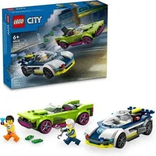 LEGO City Police Car & Muscle Car Chase Building Set 60415 213 Pieces NEW