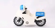 LEGO City Town - Highway Patrol - Police Motorcycle Sport Bike 
