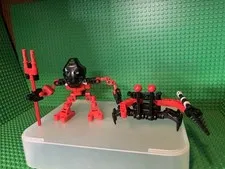 Lego Bionicle Custom Matoran Moc Ta-Matoran Plus Rahi Crab Read Description