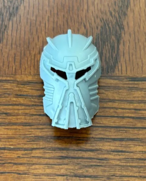 LEGO Bionicle Kanohi Mask Toa Ignika 60936 Pearl Light Gray Silver 8697