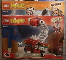 LEGO MIXELS Instruction Manual Lot of 2 • 41576 SPINZA & 41565 HYDRO