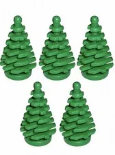 5 x LEGO ® 2x2x4 Christmas tree plant tree pine green 2435 new