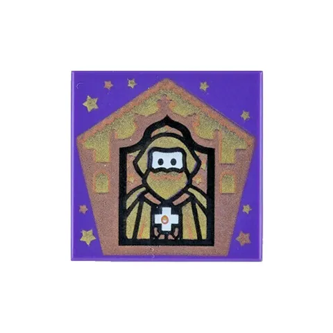 LEGO Harry Potter - Godric Gryffindor Wizard Card 3068bpb1744 - Frog Tile [NEW]